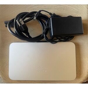 Cisco Meraki MX64-HW Cloud managed router Security Appliance Unclaimed with Cord